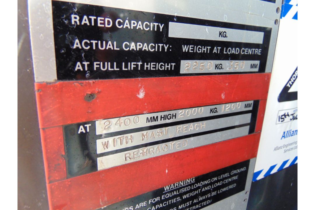 1999 Sidetracker S025B 4 Way Drive 4-way Reach Truck - Image 30 of 31