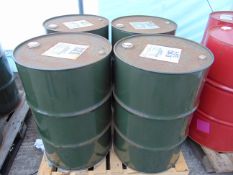 4 x Unused 200L Drums of OM-33 High Quality Mineral Based Hydraulic Oil