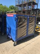 Quantity 2 x BAE Systems MOD Mobile Tool Trolley with draw bar.