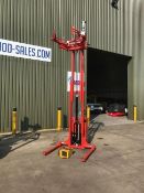 Unused Ex Reserve Direct MOD Logitrans 1000kgs forlift with Barrel Clamp, rotator and charger.