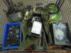 Mixed Stillage including Radio Cables, Microphone Kits, Scam Mast Erection Kit, Headsets etc