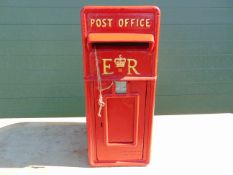 Cast Aluminium Red Post Box