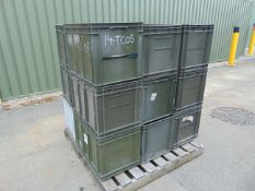 15 x Standard MoD Stackable Storage Boxes