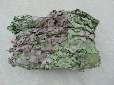Ex Reserve Unissued 9m x 9m Original Camouflaged Woodland Netting