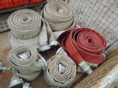 10 x Rolls of Layflat Fire Hoses and 2 x Stand Pipes
