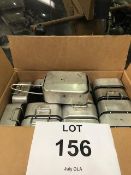 14 Sets ( 2`s ) of British Army Mess Tins Dated