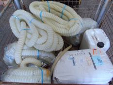 Mixed Stillage including 7 x Flexible Hoses, 4 x Durastic Deck Covering & 1 x 25kg Tub of Durastic