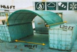 Container Shelter 20'W x 20'L x 6'6