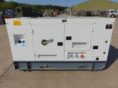 UNISSUED WITH TEST HOURS ONLY 70 KVA 3 Phase Silent Diesel Generator Set