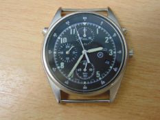 SEIKO R.A.F. ISSUE PILOTS CHRONO WATCH NATO MARKED DATED- 1993