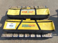 2 x Weber Rescue Stab-Fast Vehicle Stabilisation Systems