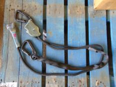 Unissued 2m SpanSet Work Positioning Lanyard c/w Rope Rat