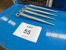 4X BRITOOL 30MM RING SPANNERS UNISSUED