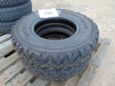 2 x Goodyear G90 7.50 R16 Land Rover Wolf Tyres