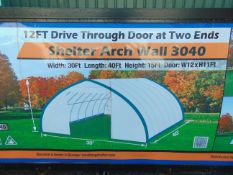 Heavy Duty Storage Shelter 30'W x 40'L x 15' H
