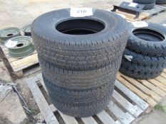 4 x Continental Cross Contact LX 255/70 R16 M and S Tyres