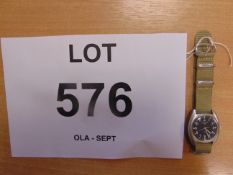 HAMILTON WIND UP W10 SERVICE WATCH NATO MARKINGS DATED 1973