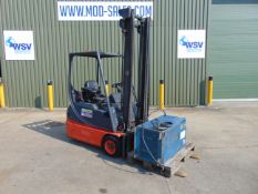 Linde E14-02 Electric 3 Wheel Counterbalance Forklift c/w Charger