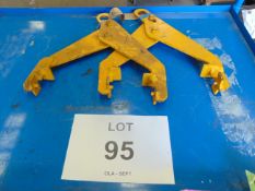 2X CVRT LIFTING CLAMPS AS SHOWN