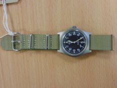 Unissued CWC QUARTZ ROYAL MARINES/NAVY Issue Service WATCH. Dated 1990 - GULF WAR