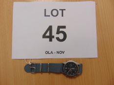 SEIKO GEN 1 RAF PILOTS CHRONO WATCH NATO MARKED DATED 1989 GULF WAR I