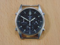 SEIKO GEN I PILOTS CHRONO RAF ISSUE NATO MARKED DATED 1984. Untried and untested.