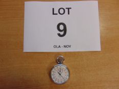 RARE PRECISTA 1/10 SEC MECHANICAL STOP WATCH RAF ISSUE DATED 1988