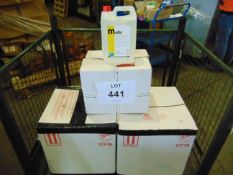 16 x Unissued 5L Sealed Tubs of Mello Dish Washing Detergent Concentrate