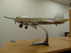 DOUGLAS DAKOTA DC-3 ALUMINIUM SCALE MODEL