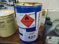 1 x Unissued 25L Sealed Drum of Methyl Ethyl Ketone