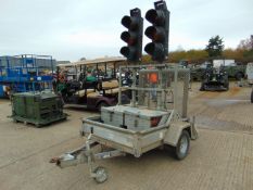 2 Way Traffic Light System c/w Conway Single Axle Trailer