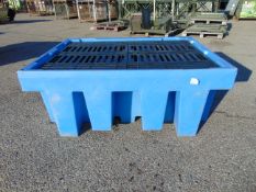 Bunded Double Container Spill Pallet