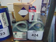 4 x Unissued 5L Cans of Gardner Denver High Pressure Lubricating Oil & 10 x Jenolite Rust Remover