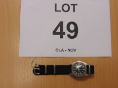 VERY RARE CWC MECHANICAL W10 SERVICE WATCH NATO MARKED - BROAD ARROW DATED 1976