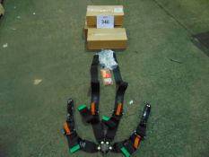 4X AFV DRIVER/ COMANDER FULL HARNESS SEAT BELT KIT UNISSUED