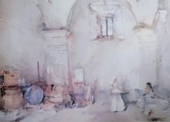 After Sir William Russell Flint, RA (Scottish, 1880-1969), INTERIOR SCENE, limited edition print