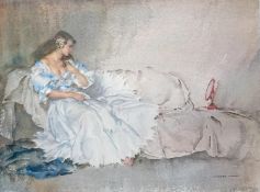 After Sir William Russell Flint, RA (Scottish, 1880-1969), REFLECTION, limited edition print 805/