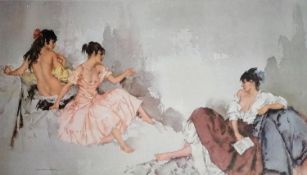 After Sir William Russell Flint, RA (Scottish, 1880-1969), THE LETTER, limited edition print 139/