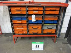 An Approx. 1700mm x 460mm x 1100mm Hydraulics Van Storage System comprising Nineteen ROLA CASE
