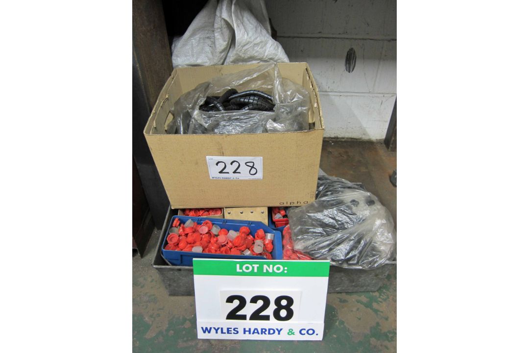 A Large Quantity of Plastic Spiral Hose Protectors and End Caps - Image 1 of 2