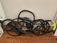 A collection of assorted Classic Car Steering Wheels