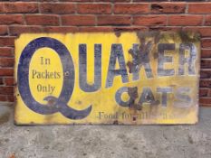 Quaker Oats Vintage Enamel Sign