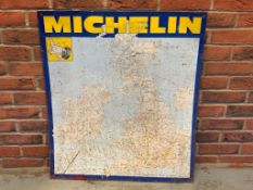 Michelin Tin Map Sign