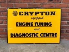 Crypton Engine Tuning Diagnostic Centre Enamel Sign