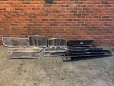 A collection of Classic Car Grills