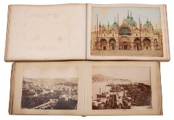 ITALY : Photograph Album - inc.19 larger size photographs of Rome (approx.