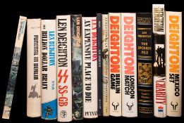 DEIGHTON, Len : a collection of thirteen first editions all in d/ws, inc.