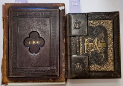 ALBUM : Containing photographs, many colour printed greetings cards, sketches (including humorous),