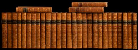BINDINGS : BRITISH THEATRE : 30 odd vols, small 8vo,