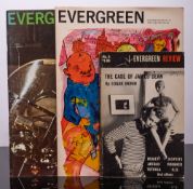 KEROUAC, Jack : Evergreen Review - 3 copies containing contributions by Kerouac. 1958 - 1966.
